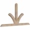 Ekena Millwork Richland Smooth Timber Gable Bracket, Douglas Fir, 72"W x 39"H x 3 1/2"D x 3 1/2"F, 13/12 Pitch GBW072X39X0404RIC00SDF - alternate 2